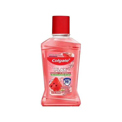 Enxaguante Bucal Colgate Plax Respira e Refresca Melancia 60ml