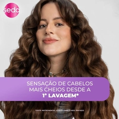 Kit Shampoo 300ml e Condicionador 190ml Mega Crescimento Seda