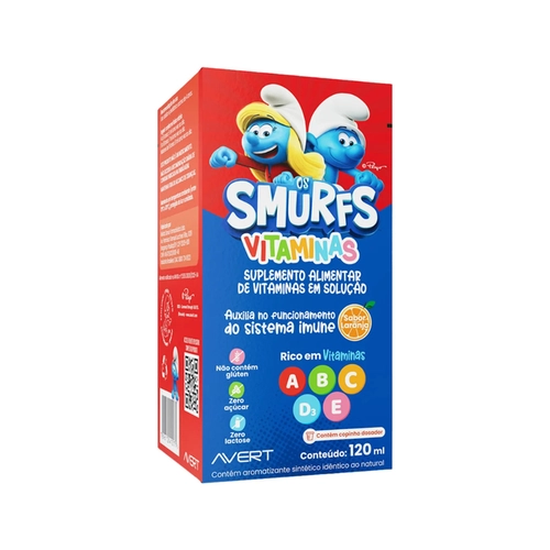 SUPLEMENTO ALIMENTAR OS SMURFS VITAMINAS 120ML