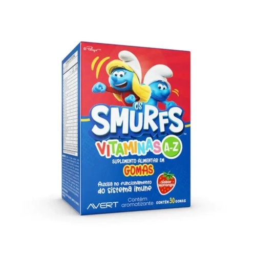 SUPLEMENTO ALIMENTAR OS SMURFS VITAMINAS A-Z 30 GOMAS