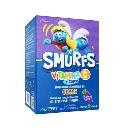 SUPLEMENTO ALIMENTAR OS SMURFS VITAMINA C+ZINCO 30 GOMAS