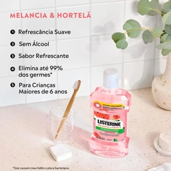 LISTERINE MELANCIA E HORTELÃ SEM ÁLCOOL 1 LITRO
