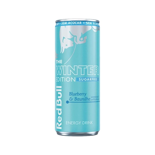 Energético Red Bull Sugarfree Winter Blueberry e Baunilha 250ml