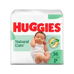 FRALDA  HUGGIES NATURAL CARE MEGA P 36UN