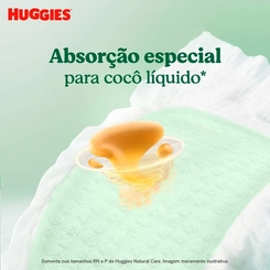 FRALDA  HUGGIES NATURAL CARE MEGA P 36UN