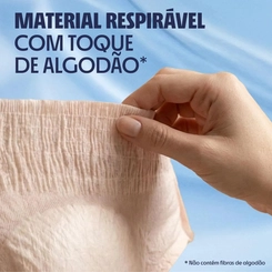 Roupa Íntima Descartável Feminina Plenitud Plus Fit P/M 32 unidades