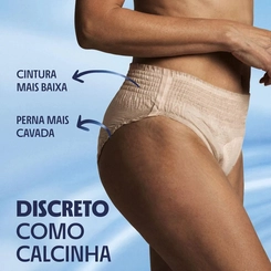 Roupa Íntima Descartável Feminina Plenitud Plus Fit P/M 32 unidades
