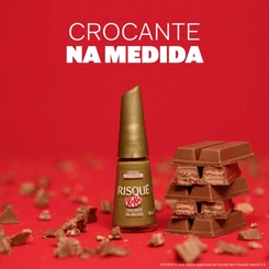 Esmalte Risqué KitKat Crocante na Medida 8ml