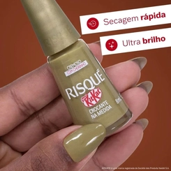 Esmalte Risqué KitKat Crocante na Medida 8ml
