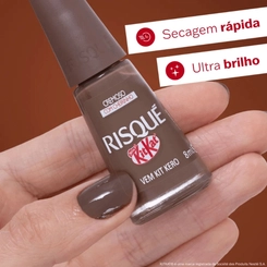 Esmalte Risqué KitKat Vem Kit Kero Cremoso 8ml