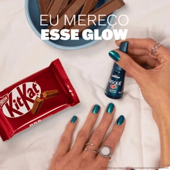 Esmalte Risqué KitKat Eu Mereço Esse Glow Efeito 8ml