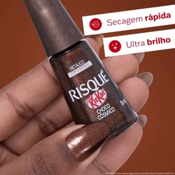 Esmalte Risqué KitKat Choco Cósmico 8ml