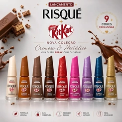 Esmalte Risqué KitKat Choco Cósmico 8ml