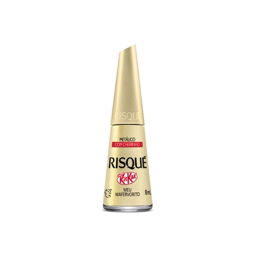 Esmalte Azul Risqué KitKat Meu Wafervorito Metálico 8ml