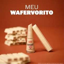 Esmalte Azul Risqué KitKat Meu Wafervorito Metálico 8ml