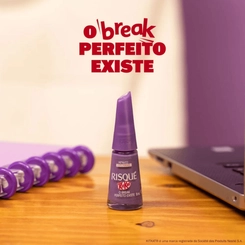 Esmalte Risqué KitKat O Break Perfeito Existe Metálico 8ml
