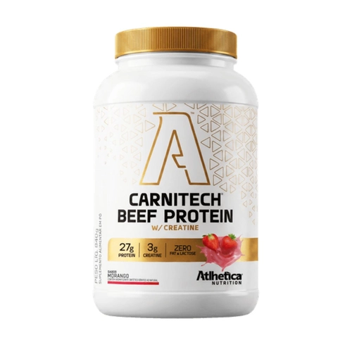 Atlhetica Carnitech Beef Protein Morango 840g