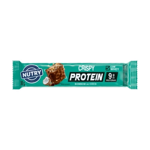 Barra de Proteina Nutry Crispy Bombom Coco 30g