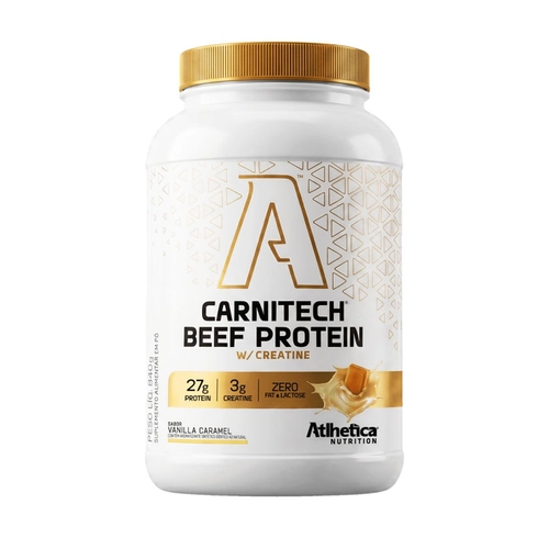 Atlhetica Carnitech Beef Protein Vanilla Caramel W Creatine 840g