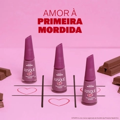 Esmalte Risqué KitKat Amor à Primeira Mordida Cremoso 8ML