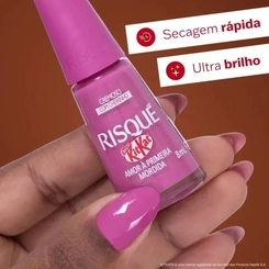 Esmalte Risqué KitKat Amor à Primeira Mordida Cremoso 8ML